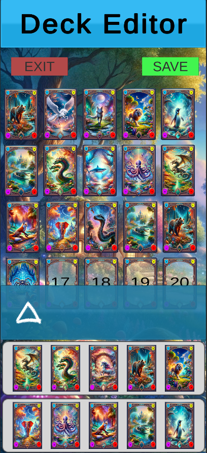 CARDS — deck editor