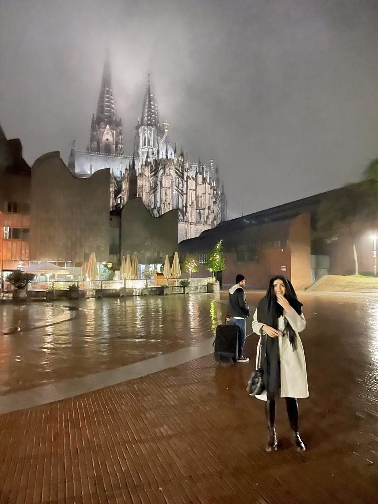 Wilhelm Gerner in his hometown Cologne