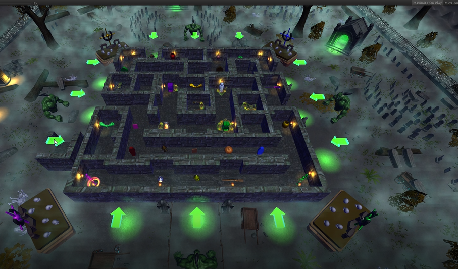 Spooky Maze — treasure cards