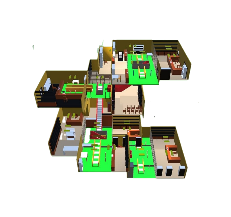VRHorizon — virtual shopping mall simulator with infinite walking