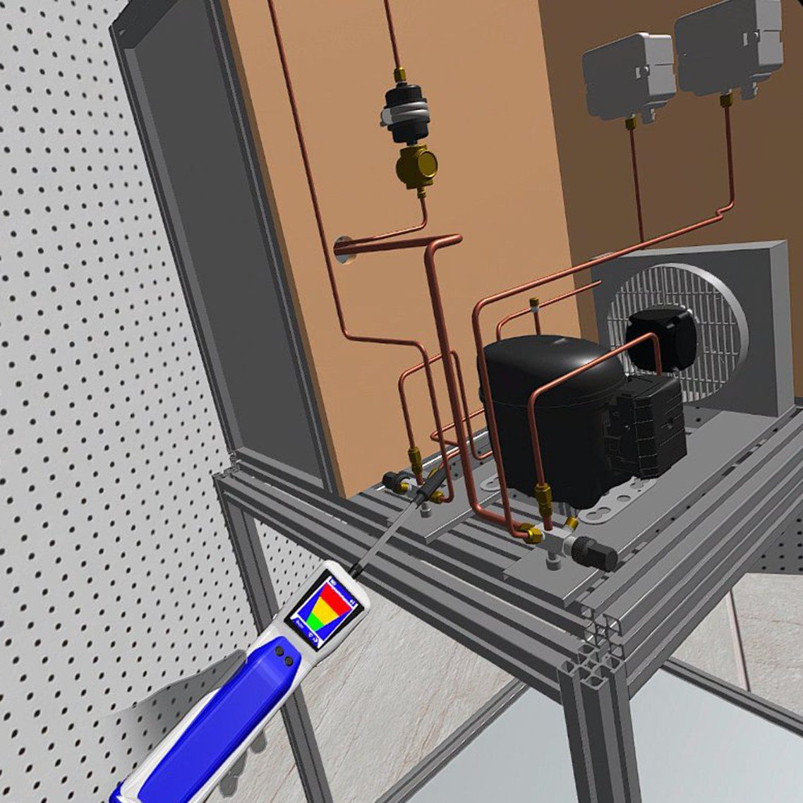 XR2ACH — leak detection training inside the virtual garage