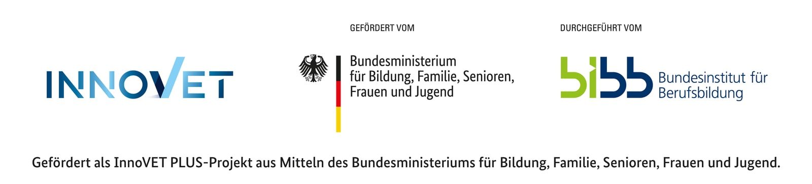 Funded as an InnoVET PLUS project by the German Federal Ministry of Education, Family Affairs, Senior Citizens, Women and Youth, carried out by the Federal Institute for Vocational Education and Training (BIBB)