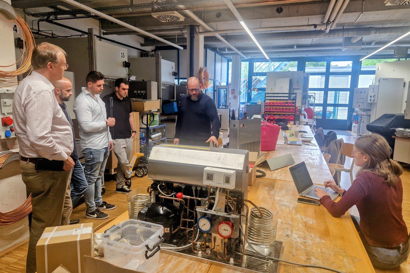 XR2ACH partner visit at the Bundesfachschule Kälte-Klima-Technik Leonberg
